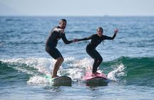 small group surf lesson in Playa de las Américas,Tenerife