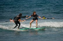 small group surf lesson in Playa de las Américas,Tenerife