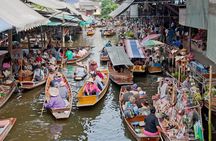Damnoen Floating Market Trip With Optional Erawan Waterfall Visit