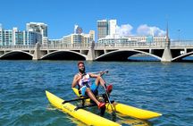 Private Water Bike in Condado Lagoon, San Juan