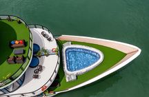 Doris Cruise 5 star cruise 2 days visiting Halong Bay Lan Ha Bay private balcony
