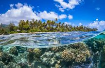 Apetahi day trip around Raiatea on a modern outrigger canoe