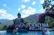 Monkey Bar and snorkling adventure at blue lagoon.