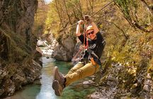 Bovec Zipline - canyon Ucja - the longest zipline in Europe