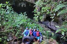 St. Herman's Cave Tubing with swimming in the Inland Blue Hole 