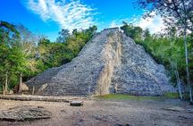 5x1 Tour: Tulum Coba Cenote Mayan Village and Playa del Carmen 