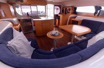 Private 6 Hrs 47 ft. Catamaran Snorkel & Cielo Charter (30p. max)