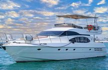 Luxury Private Yatch 52ft Dubai Marina with Pick up & Drop Off