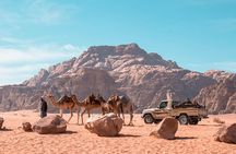 Wadi Rum Full Day Jeep Tour + Overnight + Dinner in Bedouin Camp