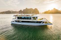 Halong bay Luxury Cruise Day Trip: Buffet lunch & Limousine bus