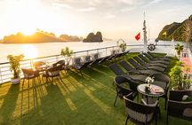 Halong Bay Luxury cruise Day trip: Buffet Lunch, Limousine bus