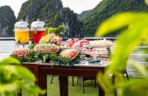 Halong bay Luxury Cruise Day Trip: Buffet lunch & Limousine bus