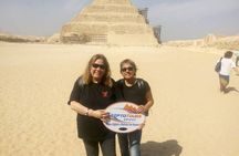 Full Day Tour Giza Pyramids, Memphis, and Saqqara, Lunch included