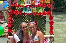 Montego Bay's Guided Bamboo Rafting Tour & Hip-strip Shopping