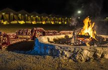 Full-Day DesertSafari with Camel Ride,InlandSea & BBQ Desert Camp