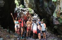La leona waterfall hike & river tubing combo tour 