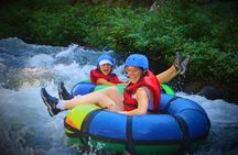 La leona waterfall hike & river tubing combo tour 