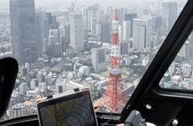 【10 mins】Tokyo Helicopter Tour + Private Car Pickup & Drop off