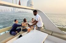 Dubai Marina 2 Hour Sunset Yacht Tour with Alcoholic Drinks