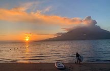 Kagoshima Volcano Sunrise SUP Activity Inc. Breakfast & Transport