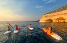 SUP Sunset Paddling to Ta Marija Caves