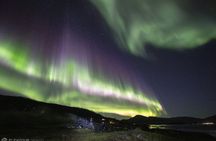  Aurora chase with minibus, dresses, photos, campfire and snacks.
