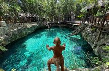 Cenote Zemway & Zacil Ha with Lagoon! Transportation from Tulum