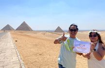 Private Day Tour Giza Pyramids, Sphinx, Memphis, Saqqara Pyramids