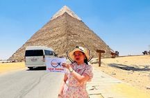 Private Day Tour Giza Pyramids, Sphinx, Memphis, Saqqara Pyramids