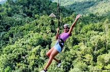  AMBER COVE-TAINO BAY 5 Zip Lines 7 Waterfalls + Locale Food