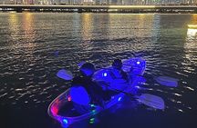 Night kayaking in Dubai with Burj Khalifa views