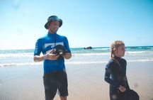 Kids and Family Guided Surf Course at Fuerteventura Beaches 