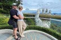 GOLDEN BRIDGE &MARBLE MOUNTAIN-AM PHU CAVE(Hell Cave)Private Tour