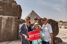 pyramids and Egyptian Museum Day tour -Car, tickets, guide, Lunch