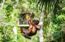 Extreme Day in Cancun: ATVs Zip Lines Cenote Lunch and Transport