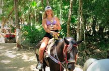 Extreme Day in Cancun: ATVs Zip Lines Cenote Lunch and Transport