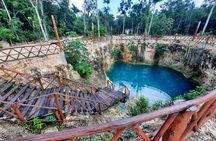 Discover 3 Cenotes, 1 Lagoon! from Cancun 