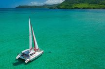 Catamaran Trip to Ile au Cerfs with Lunch and GRSE waterfall