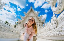 Chiang Rai White Temple Blue Temple and Hill Tribe Village Tour 