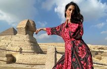 Explore Giza Pyramids,Sphinx, Museum,Lunch and Bazaar from Cairo 