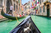 Morning City Walking and Gondola Ride Tour in Venice