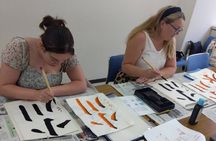 Calligraphy Experience at Tokyo Ginza and Tsukiji Area