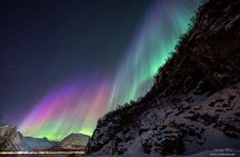 Northern Lights tour, photos, toilet, meal, skycam in mbus