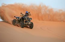 60 Min Quad Biking Tour In Dubai With Camel Ride & Sand Boarding 