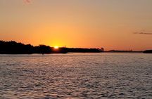 90 min Private Sunset Cruise Around Miami Celebrities Mansions