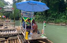 Montego Bay Bamboo River Rafting with Limestone Massage 
