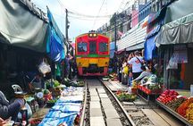 Private Tour to Railway Market Floating Market and Ayutthaya