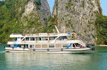 1-Day Halong Luxury Cruise,Buffet Meal,Sunset Party,Cave & Island