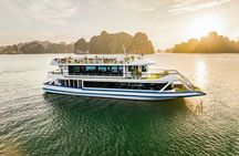 1-Day Halong Luxury Cruise,Buffet Meal,Sunset Party,Cave & Island