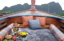 Koh Hong lagoon, Pakbia, Lading Islands by Longtail.
